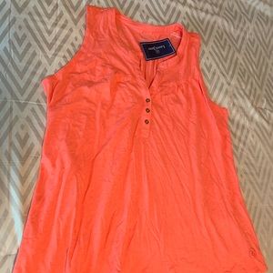 NWT Lauren James Tank Top in Coral XL